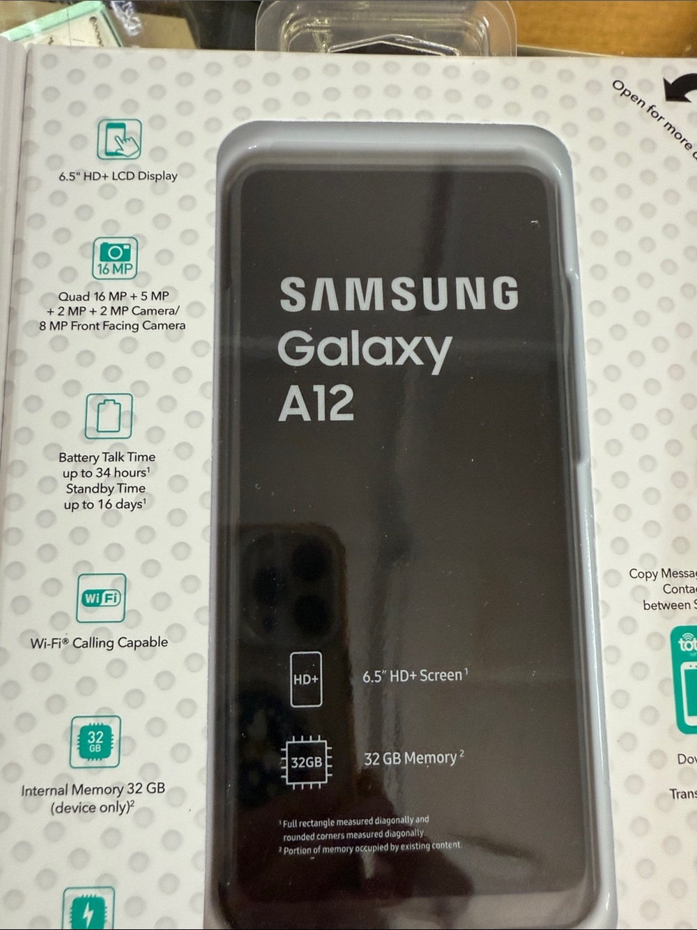 Samsung Galaxy A12 Smartphone - Black